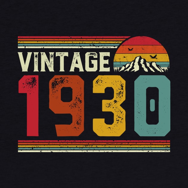 Vintage 1930 Birthday Gift Retro Style by Foatui